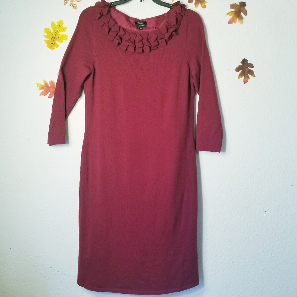 Talbots established 1947 red dress